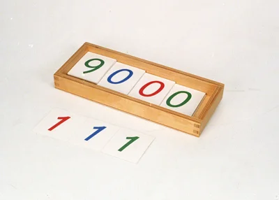 Small Number Cards, Plastic	1-9000