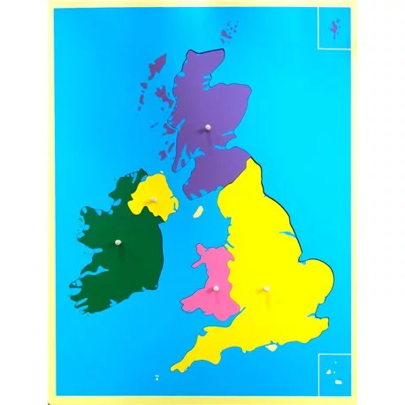 puzzle map of uk and ireland